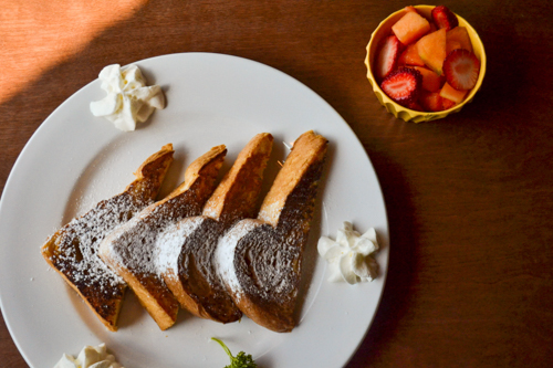 Pan Francés con Fruta